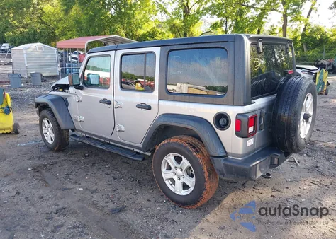 2020 Jeep Wrangler Unlimited Sport S 4X4 из США, поврежденный, VIN 1C4HJXDGXLW325708